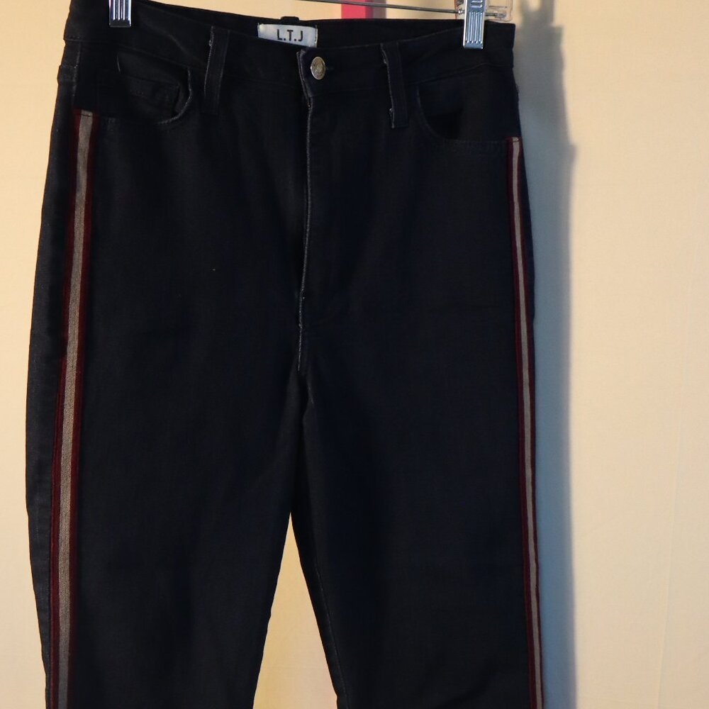 Letters to Juliet NWT Side Stripe Skinny Dark Wash Denim Jean Size 29